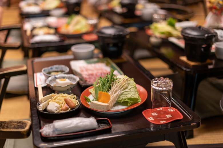 豪華な和食