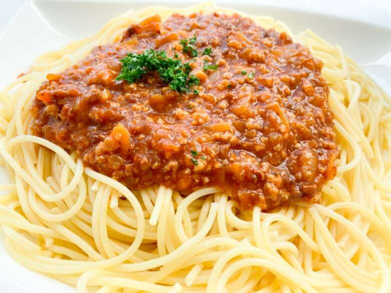 ミートソーススパゲティ